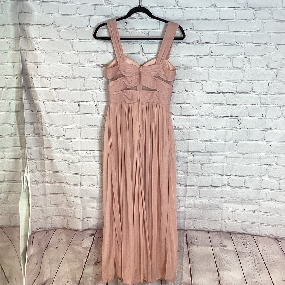BIRDIE GREY EYLSE MAXI FORMAL DRESS MAUVE ROSE SZ XS - Picture 11 of 13